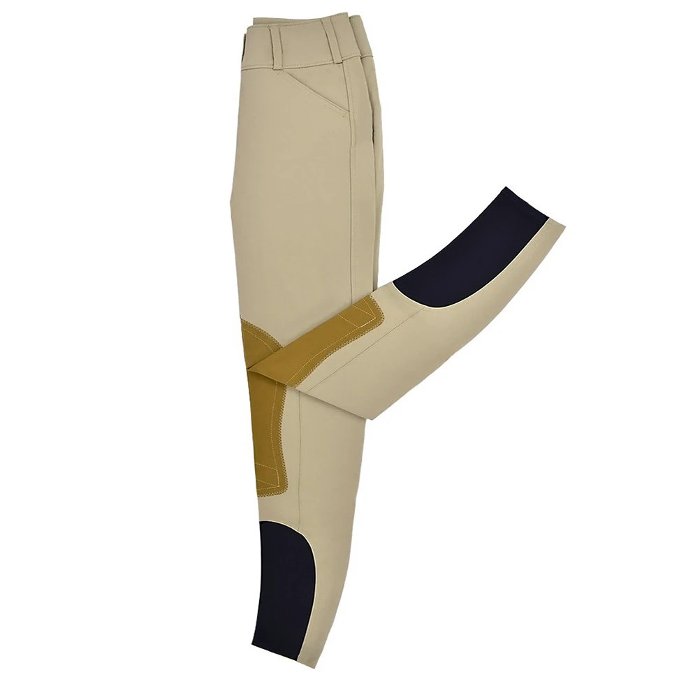 Tailored Sportsman Girls Trophy Hunter Sock Bottom Breech, Tan, Front Zip, Sizes 8 - 16 5 Tailored Sportsman Girls Trophy Hunter Sock Bottom Breech, Tan, Front Zip, Sizes 8 - 16 - Image 3