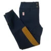 Tailored Sportsman Girls Trophy Hunter Low Rise Breech, Black & Blue, Front Zip, Sizes 10 - 16 -Horse Supply Store l ts trophy hunter girls fz black n blue breech 29208.1626983408.1280.1280
