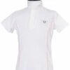 TuffRider Children's Kirby Kwik Dry Short Sleeve Show Shirt, Two Colors -Horse Supply Store l tuffrider kirby white pink 58364.1491526008.1280.1280