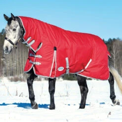 Weatherbeeta Comfitec Classic Heavy Combo, Red/Silver/Navy, 48" - 69"