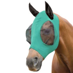 Weatherbeeta Stretch Bug Eye Saver Fly Mask With Ears, Pony & Cob, More Colors -Horse Supply Store l weatherbeeta stretch bug eye save with ears turquoise 08723.1585520387.1280.1280